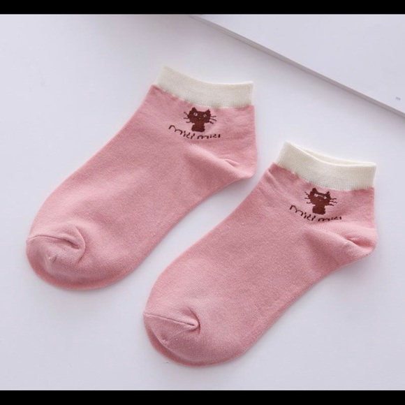 5pairs Korean women socks, pure cotton sock - Picture 4 of 7